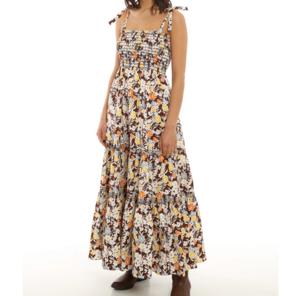 Tory Burch Multicolor Floral Maxi Dress